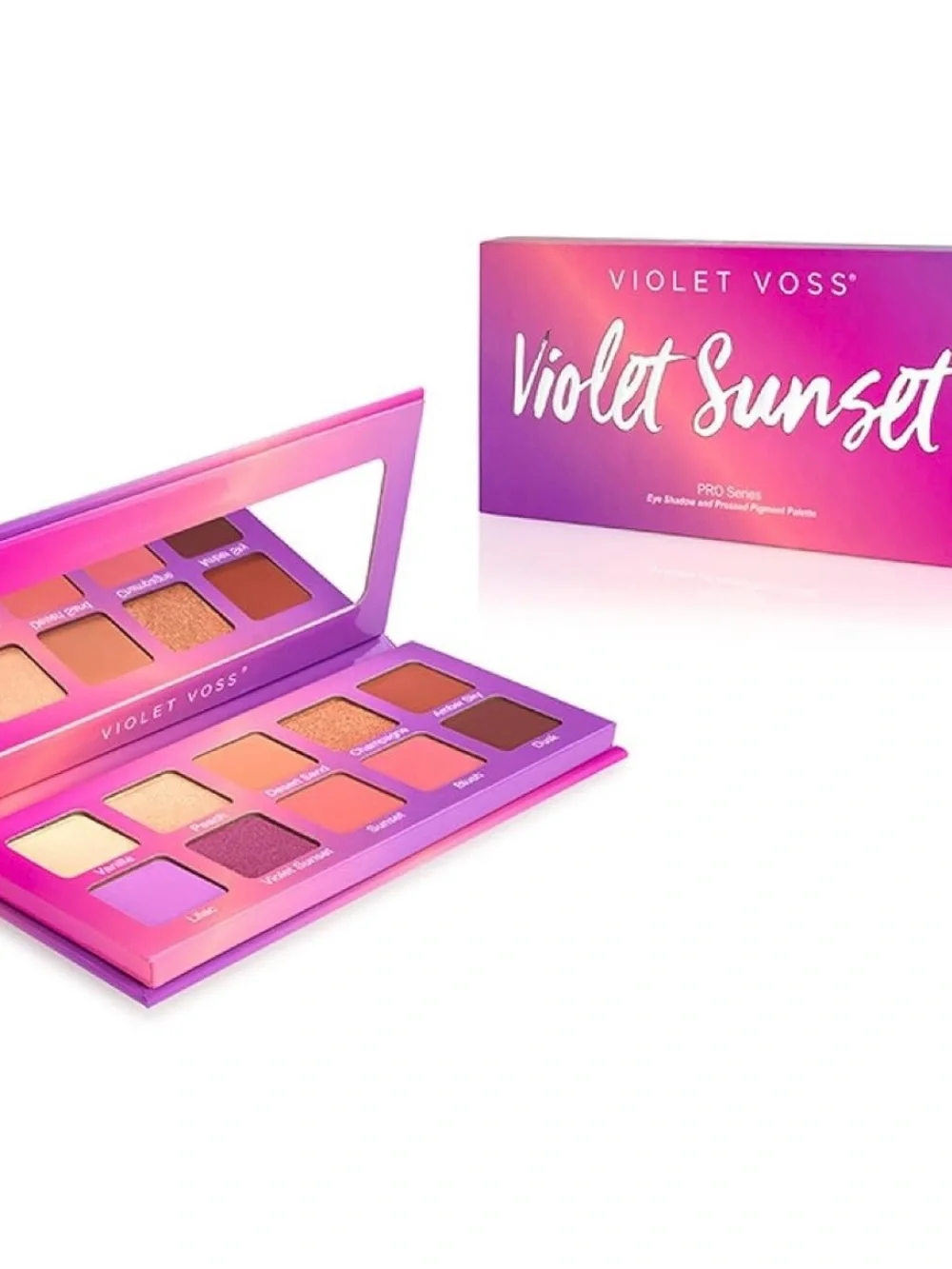 Violet Voss Sunset Gradient Eyeshadow Palette — Pink & Purple